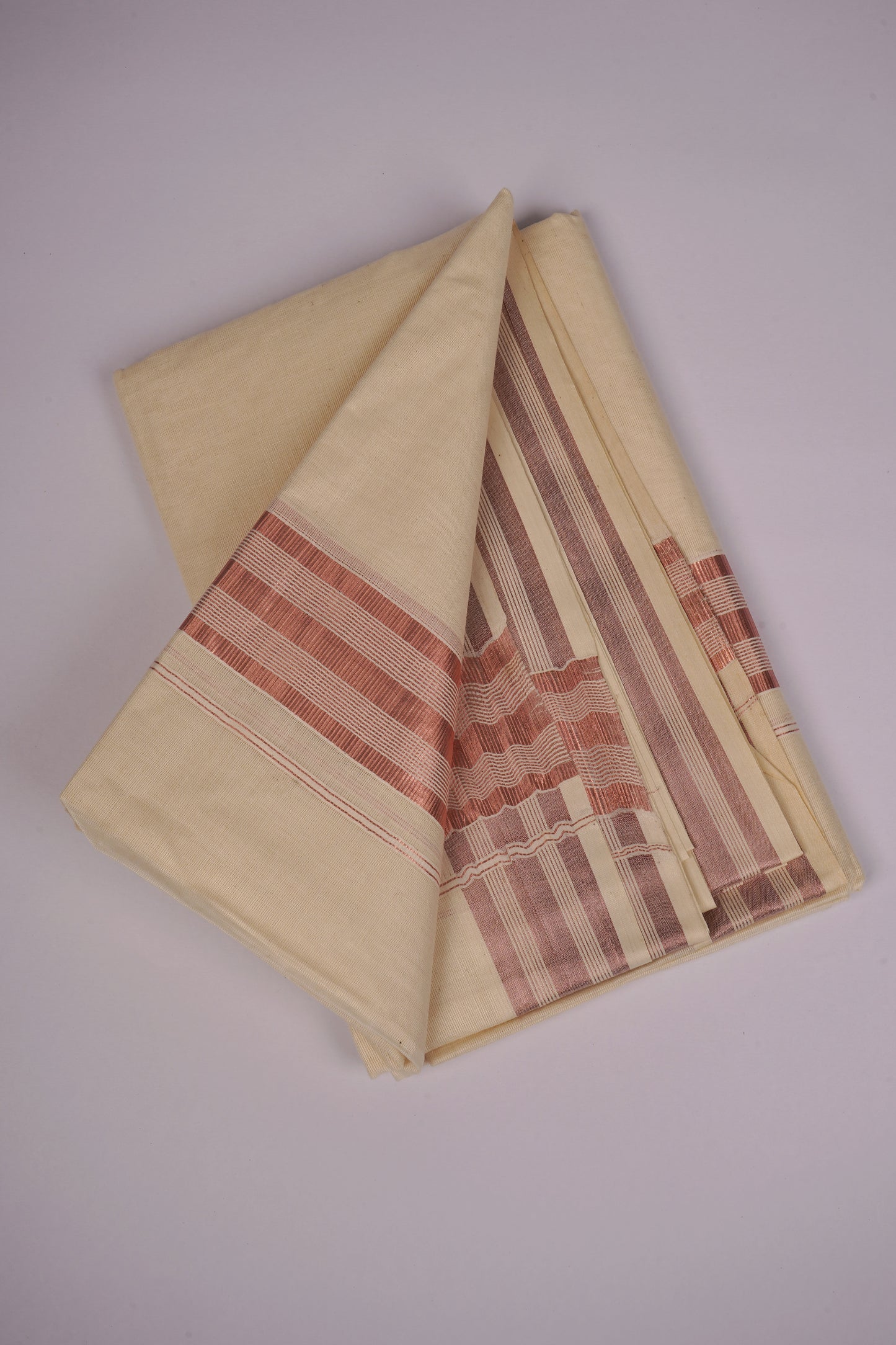 RGD-21C CREAM DOUBLE DHOTI  4.00 MTR