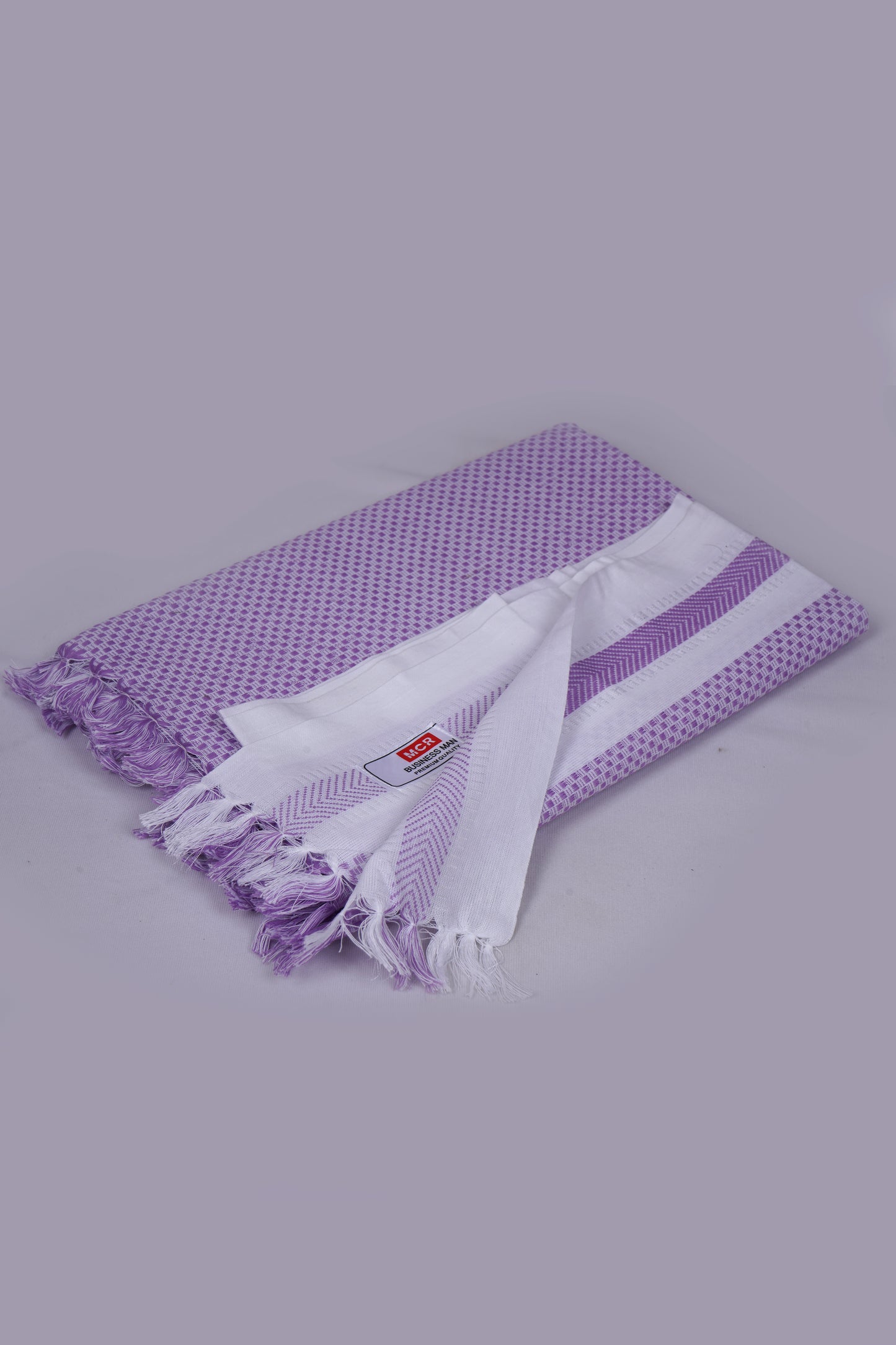 COLOUR MINICHECK COTTON - CBT-24 BATH TOWEL - 30X60 - BLUE