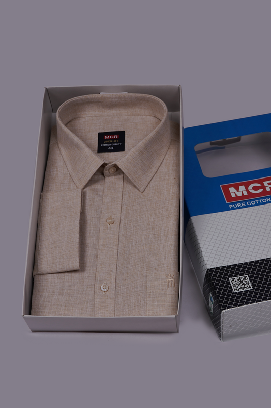 MCR LINEN LIFE 93102 Full Sleeve Formal Color Shirt For Men