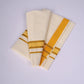 FS-133C C/S DHOTI  2.00 MTR - Light Yellow
