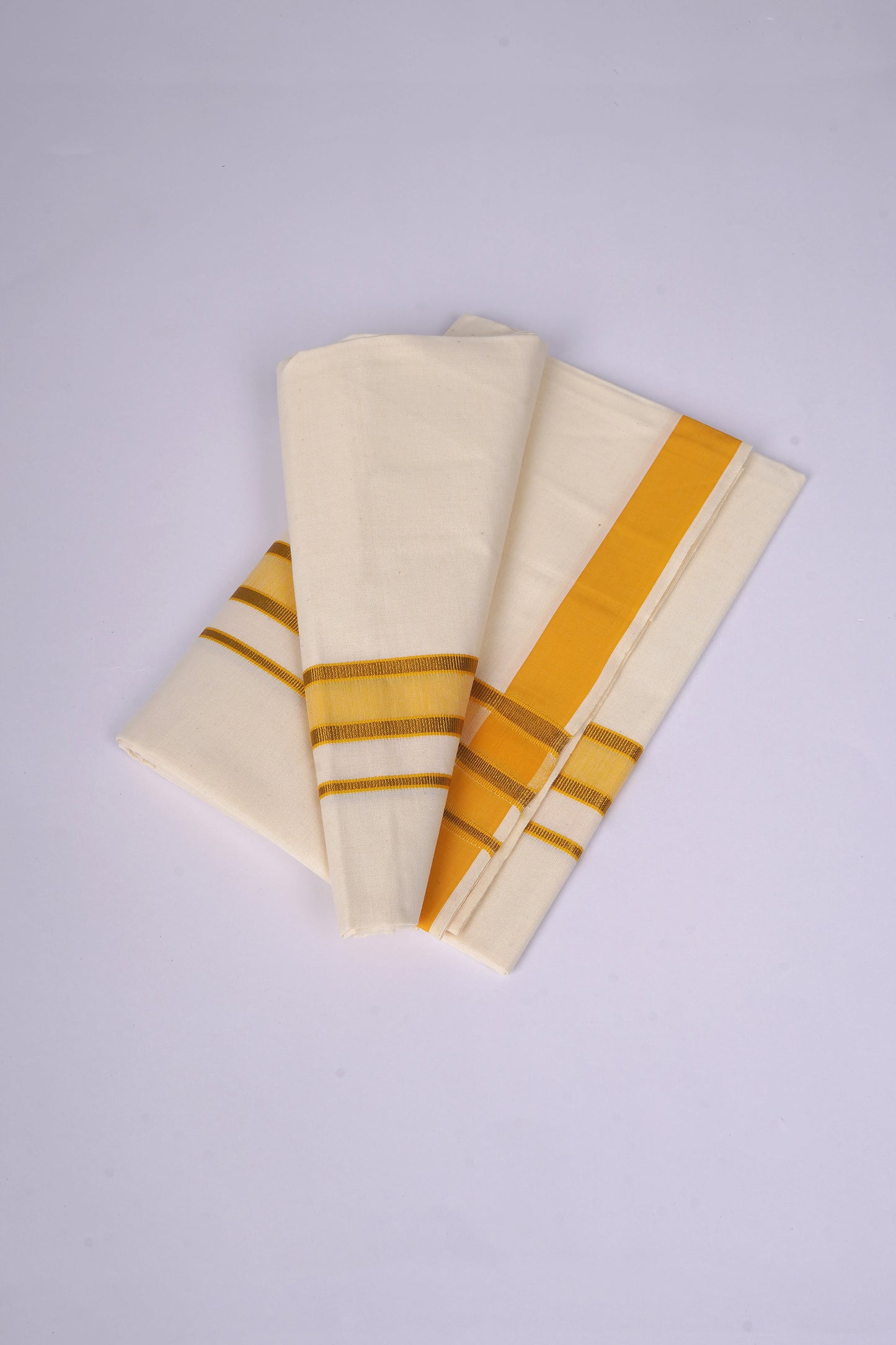 FS-133C C/S DHOTI  2.00 MTR - Light Yellow