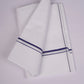 SD-18 W/D DHOTI  3.70 MTR-Dark Blue