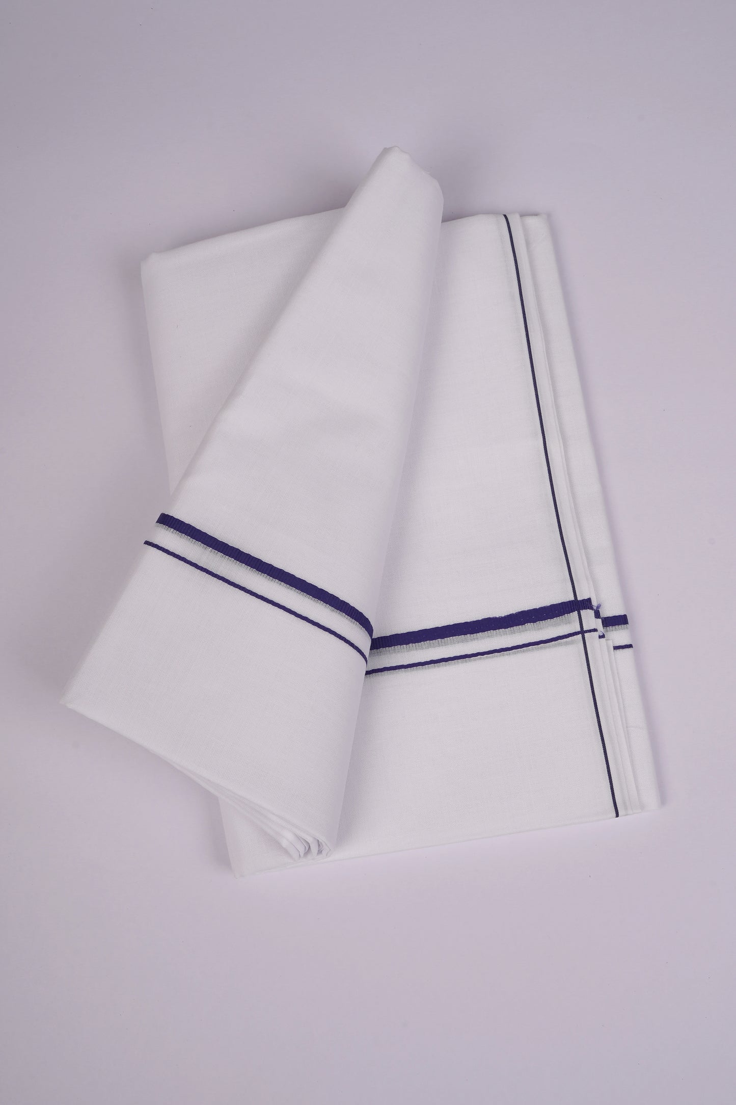 SD-18 W/D DHOTI  3.70 MTR-Dark Blue