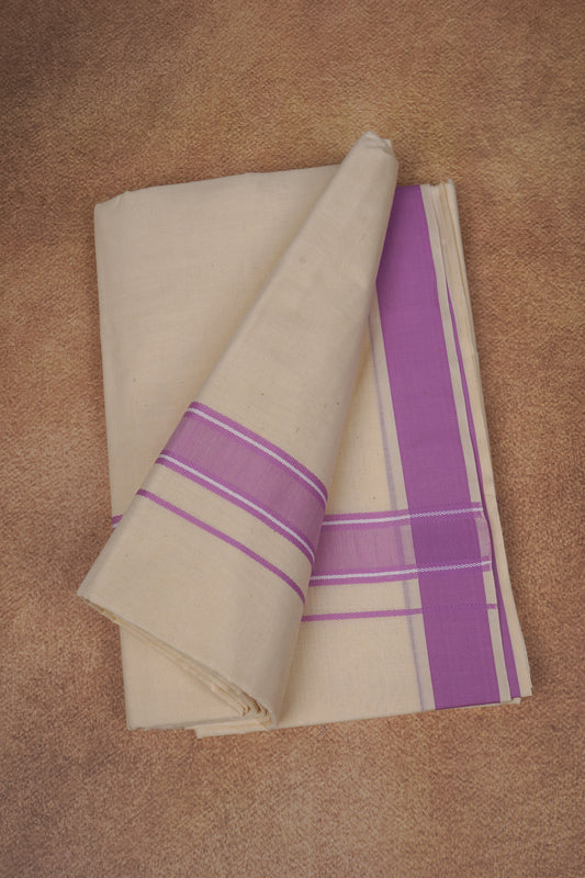 FD-116C C/D DHOTI  3.80 MTR-Dark Pink