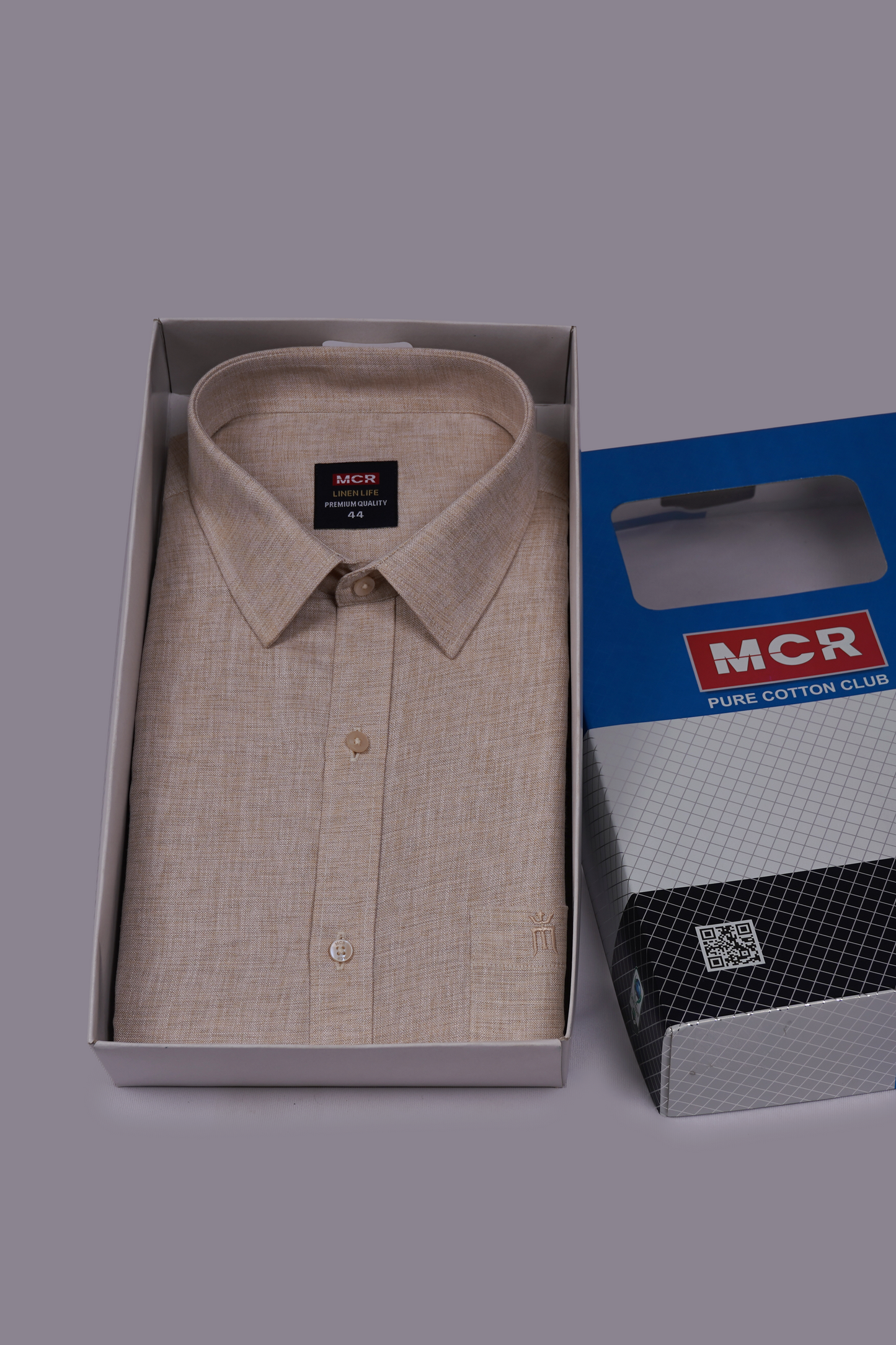 MCR LINEN LIFE 93102 Half Sleeve Formal Color Shirt For Men