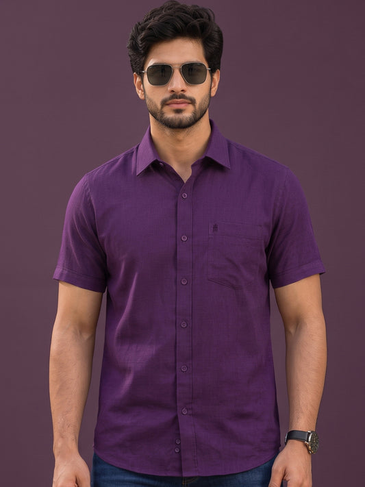 MCR VEGA FORD 23005 Half Sleeve Formal Color Shirt For Men