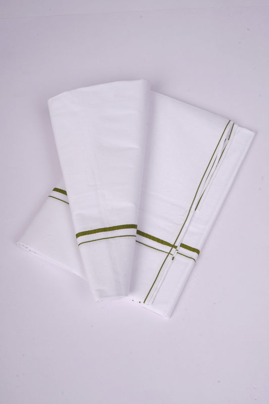 SS-25 W/S DHOTI  2.00 MTR - Green