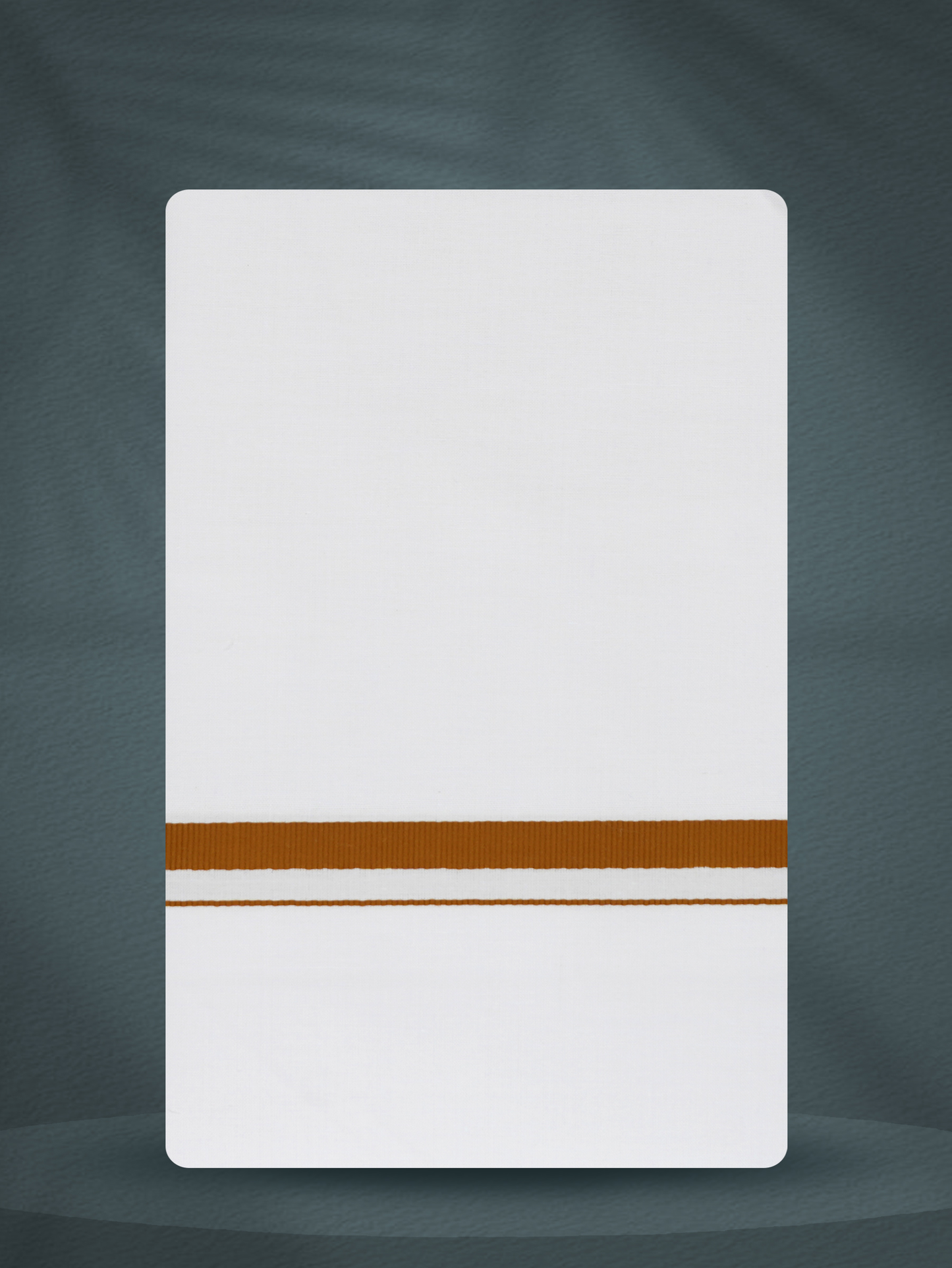 WHITE SINGLE BIG BORDER - 250 HS-02 DHOTHIE 2.50 MTR