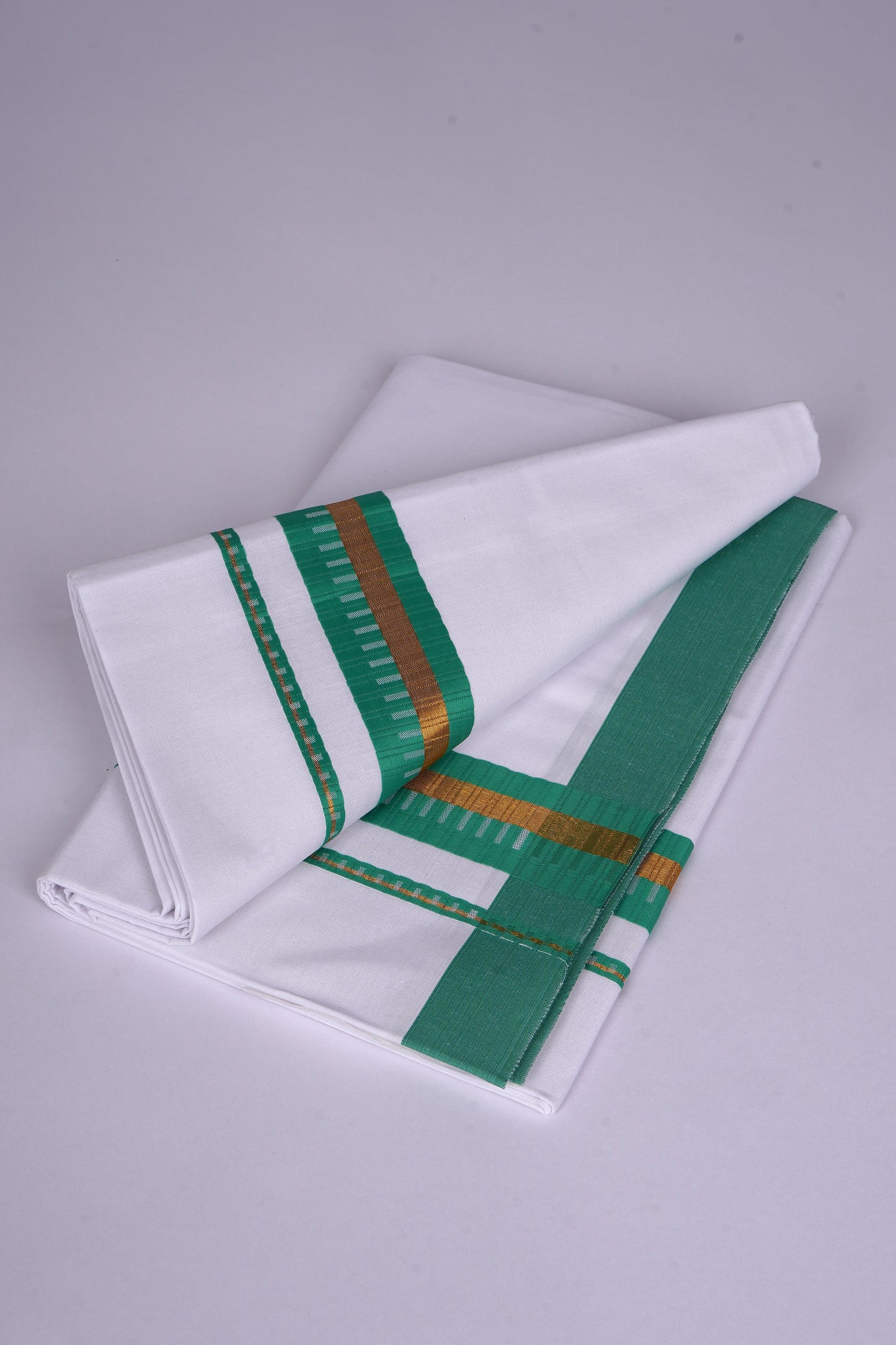 FS-93 W/S DHOTI 2.00 MTR - GOLD GREEN