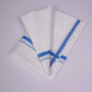 HS-17 STITCH W/S DHOTI  2.00 MTR - Ajantha Blue