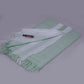 COLOUR MINICHECK COTTON - CBT-24 BATH TOWEL - 30X60 - LIGHT GREEN