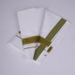 FS-115 W/S DHOTI 2.00 MTR - GOLD GREEN