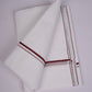 SD-16 WHITE DOUBLE DHOTI  4.00 MTR - Brown