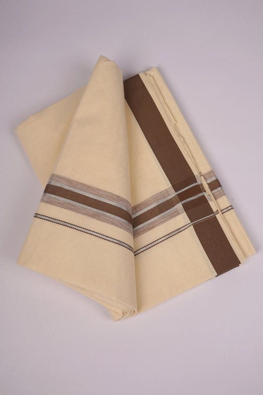 FD-187C C/D DHOTI  3.80 MTR-Maroon