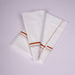 SS-21 STITCH W/S DHOTI  2.00 MTR - Dark Orange