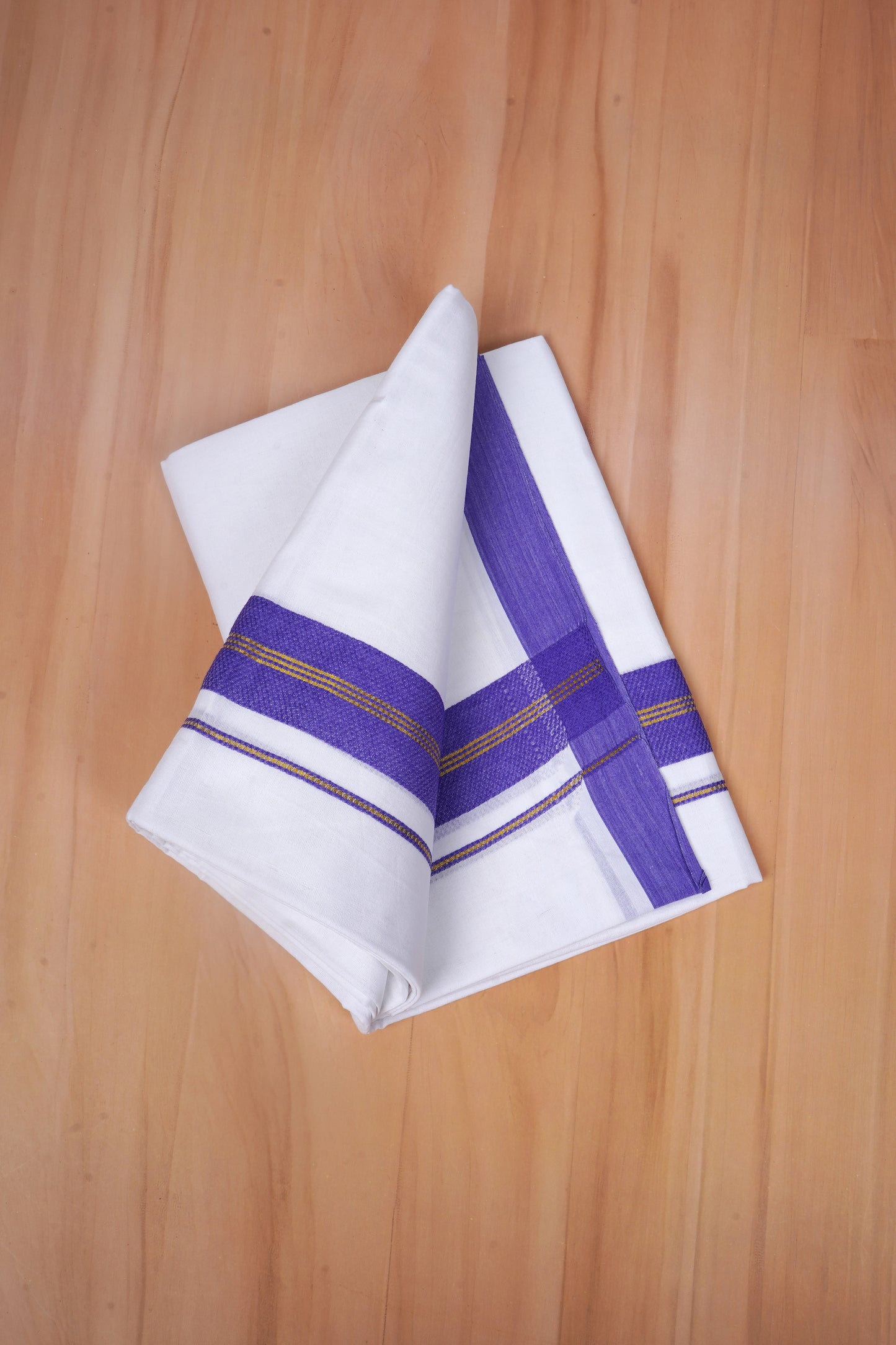 FCD-606 W/D DHOTI 3.80 MTR -  Blue