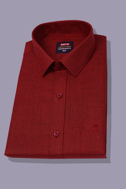 MCR CROSS WORLD 1055 Half Sleeve Formal Color Shirt For Men