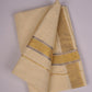 GLD-151C CREAM DOUBLE DHOTI  4.00 MTR