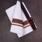 FD-176 W/D DHOTI 3.80 MTR-Dark maroon