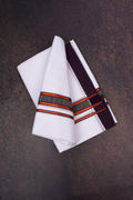 FD-176 W/D DHOTI 3.80 MTR-Dark maroon