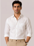 Risholin Formal White Shirt For Men