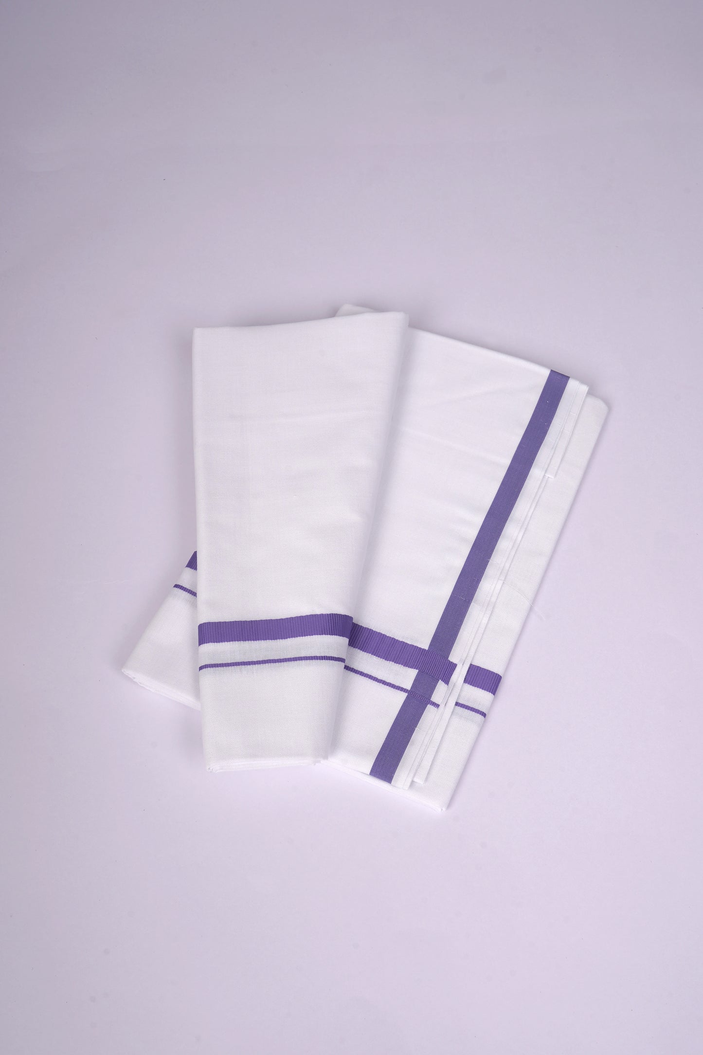 HS-19 W/S DHOTI  1.90 MTR - Purple