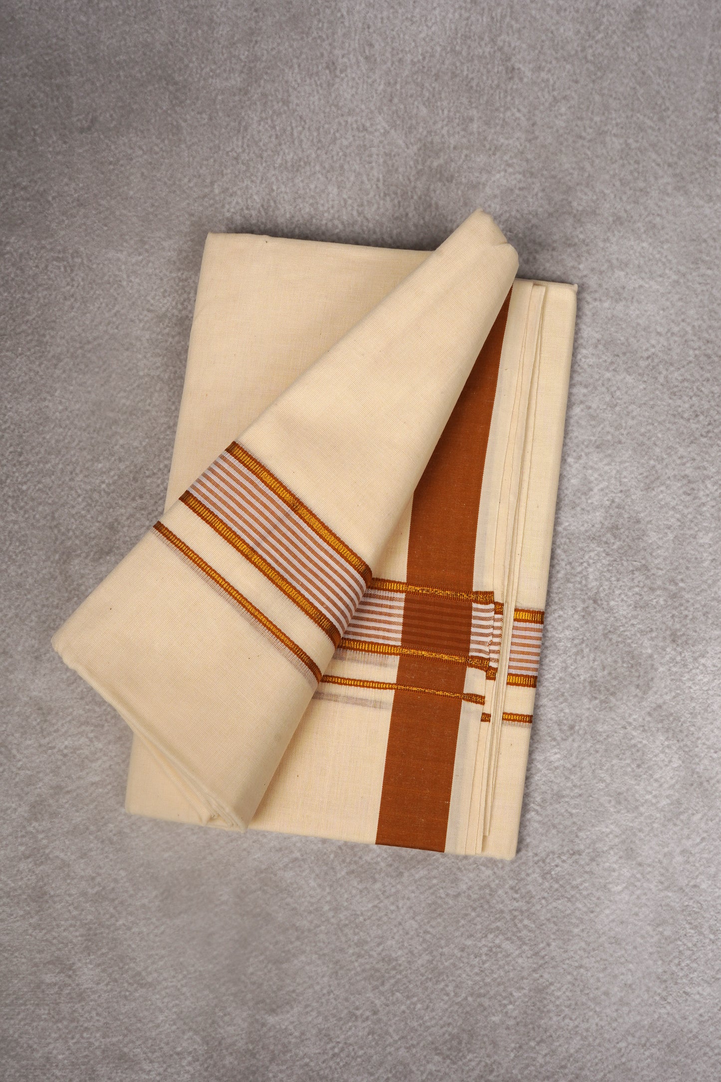 FD-186C C/D DHOTI  3.80 MTR-Brown