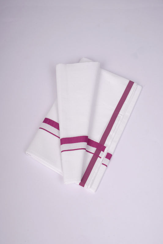 HS-19 W/S DHOTI 1.90 MTR - Dark Purple