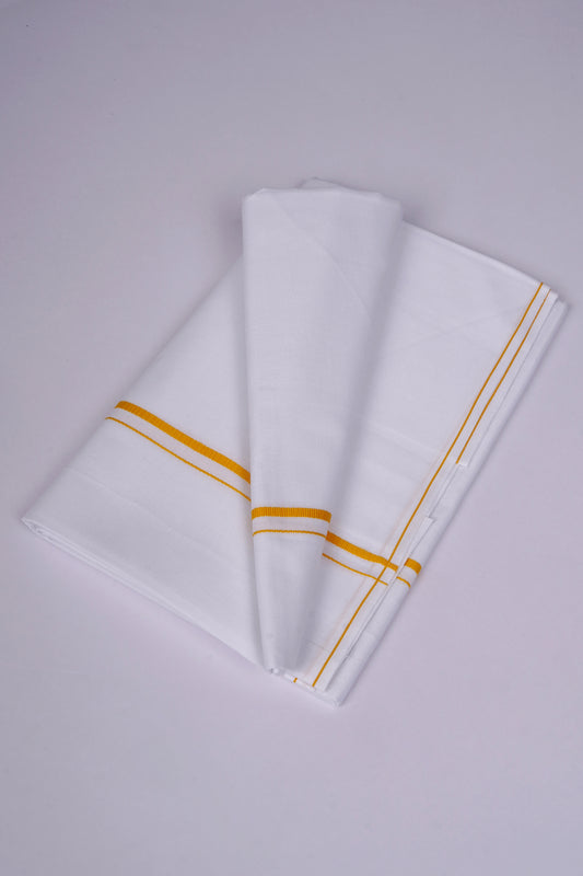 SS-09 W/S DHOTI  2.00 MTR - Yellow