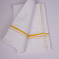 SD-18 W/D DHOTI  3.70 MTR-Yellow
