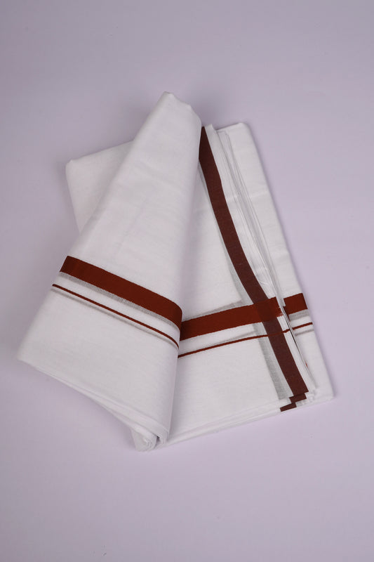 HD-32 W/D DHOTI  3.70 MTR-maroon