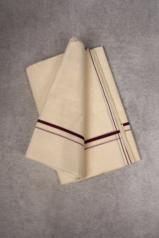 SD-07C C/D DHOTI  3.80 MTR-Maroon