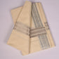 SLD-76C CREAM DOUBLE DHOTI  4.00 MTR