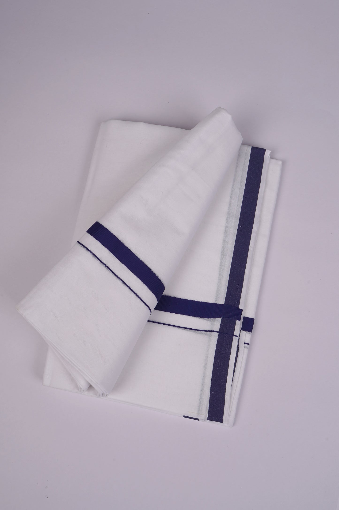 HD-23 W/D DHOTI  4.00 MTR-Blue