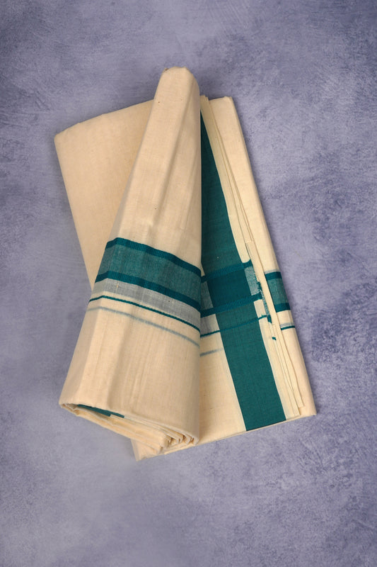 FCD-471C C/D DHOTI  3.80 MTR-Dark Green
