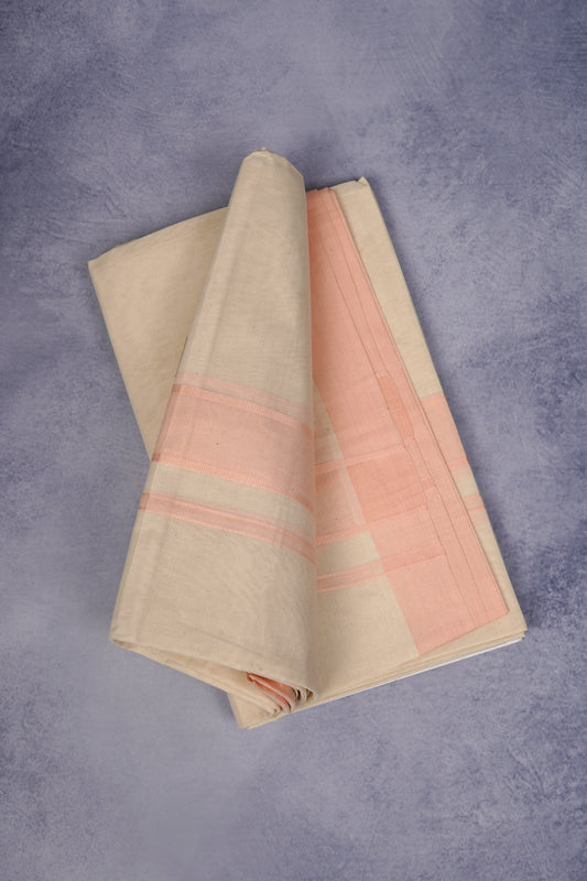 FCD-74C C/D DHOTI  4.00 MTR-Light Pink