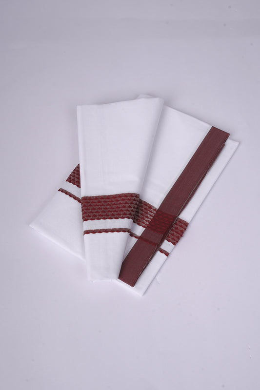 FS-136 W/S DHOTI  2.00 MTR - Dark Violet