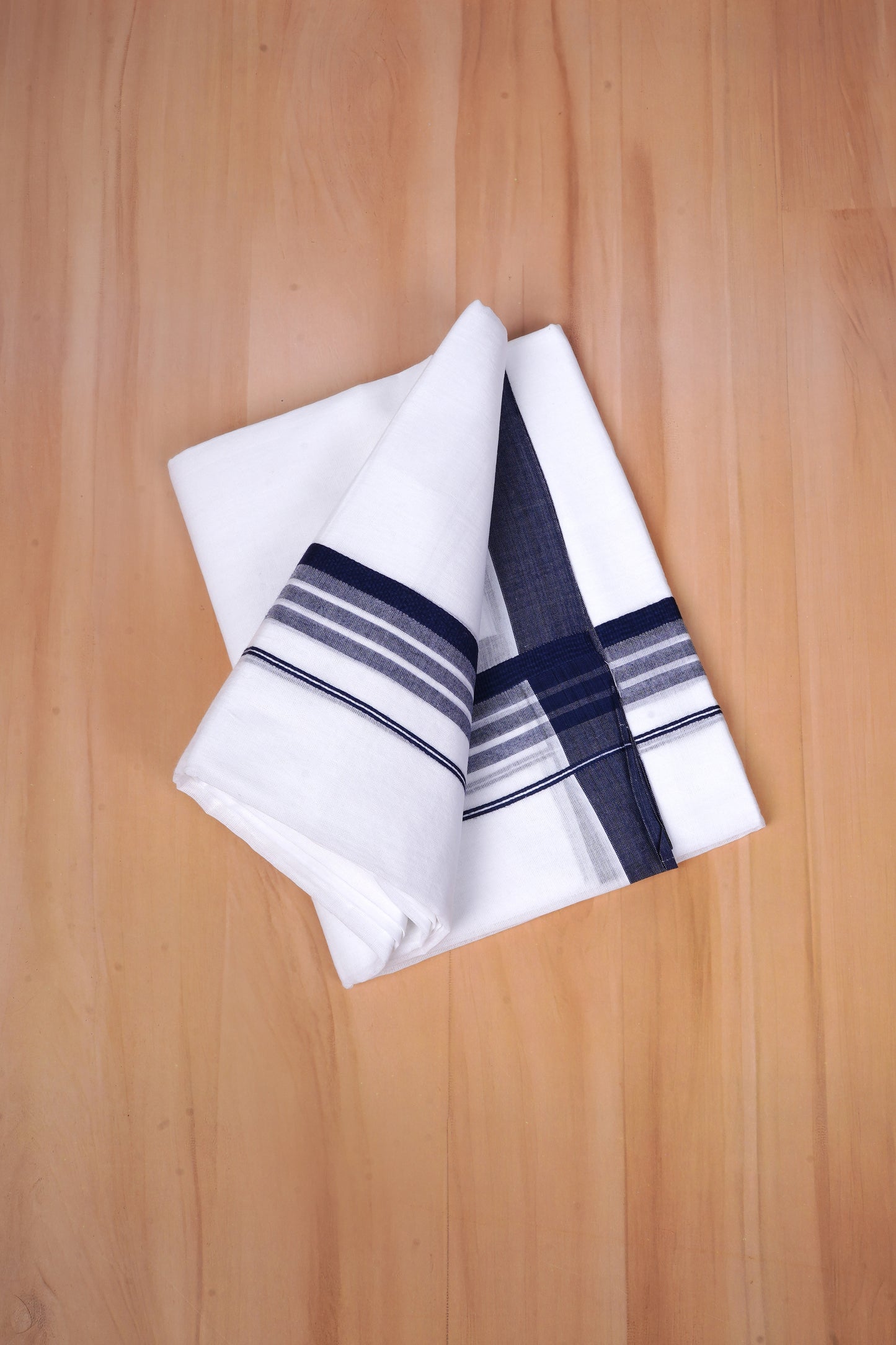 FCD-586 W/D DHOTI 3.80 MTR - Blue