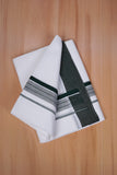 FCD-585 W/D DHOTI 3.80 MTR - Dark Green