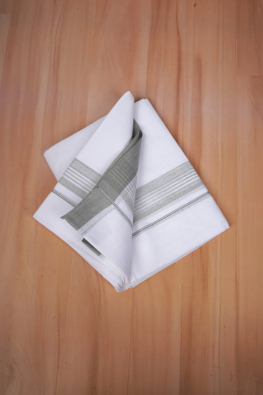 FCD-581 W/D DHOTI 3.80 MTR - Silver
