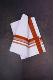 FD-170 W/D DHOTI 3.80 MTR-Orange