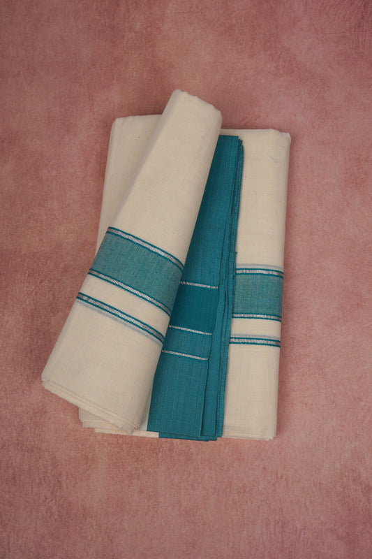 FCD-364C C/D DHOTI  3.80 MTR-Green