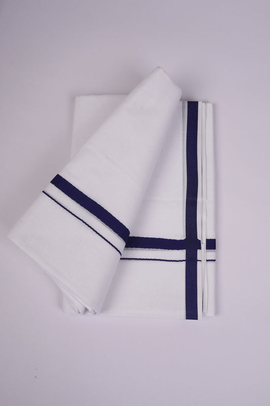 HD-25 W/D DHOTI  3.80 MTR-Blue
