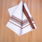 FCD-571 W/D DHOTI 3.80 MTR - Brown