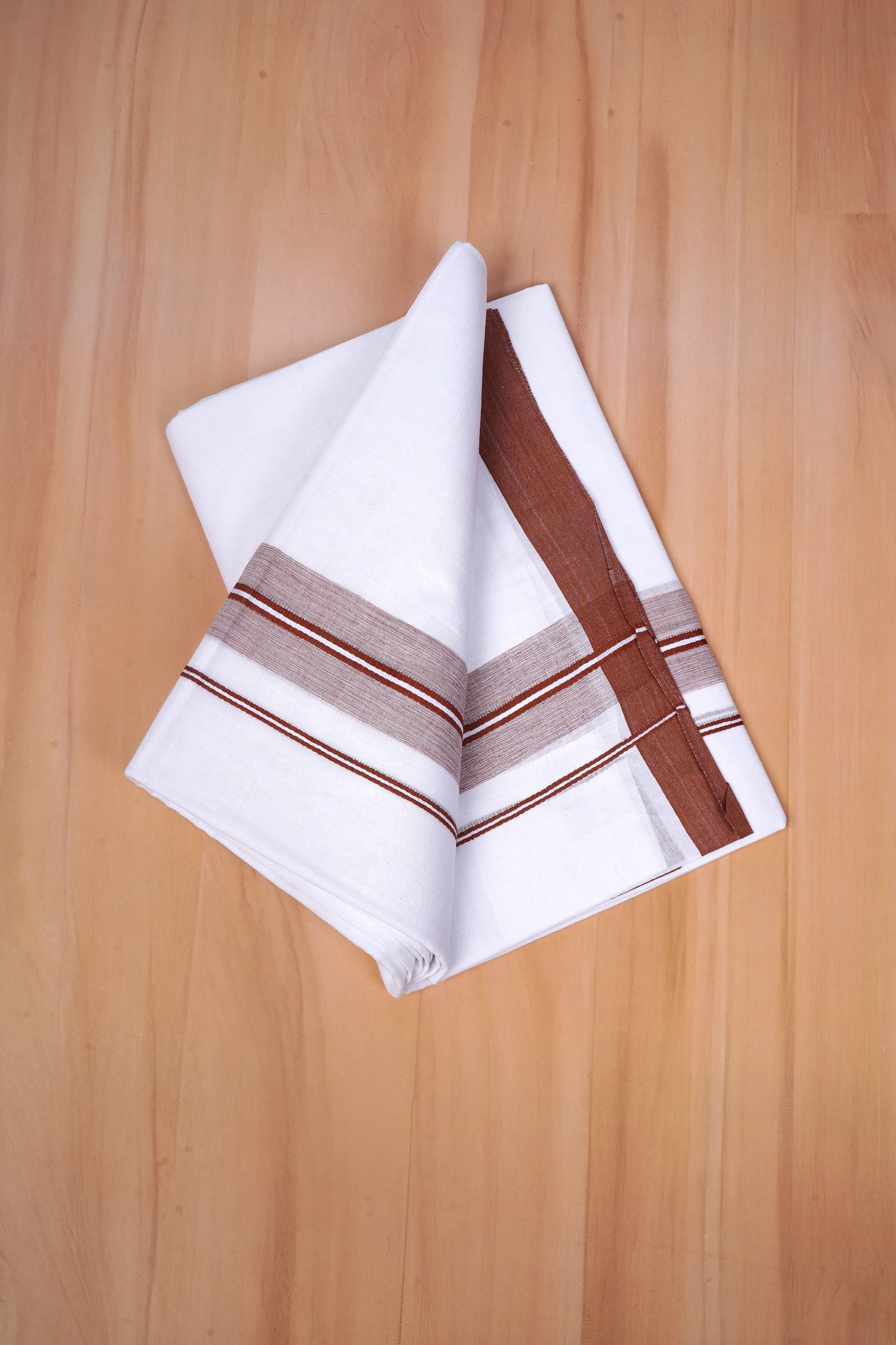 FCD-571 W/D DHOTI 3.80 MTR - Brown