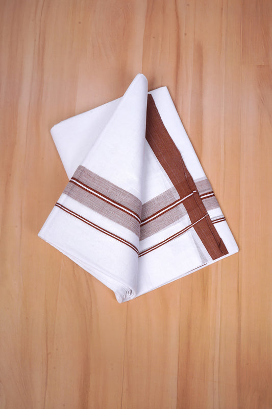 FCD-571 W/D DHOTI 3.80 MTR - Brown