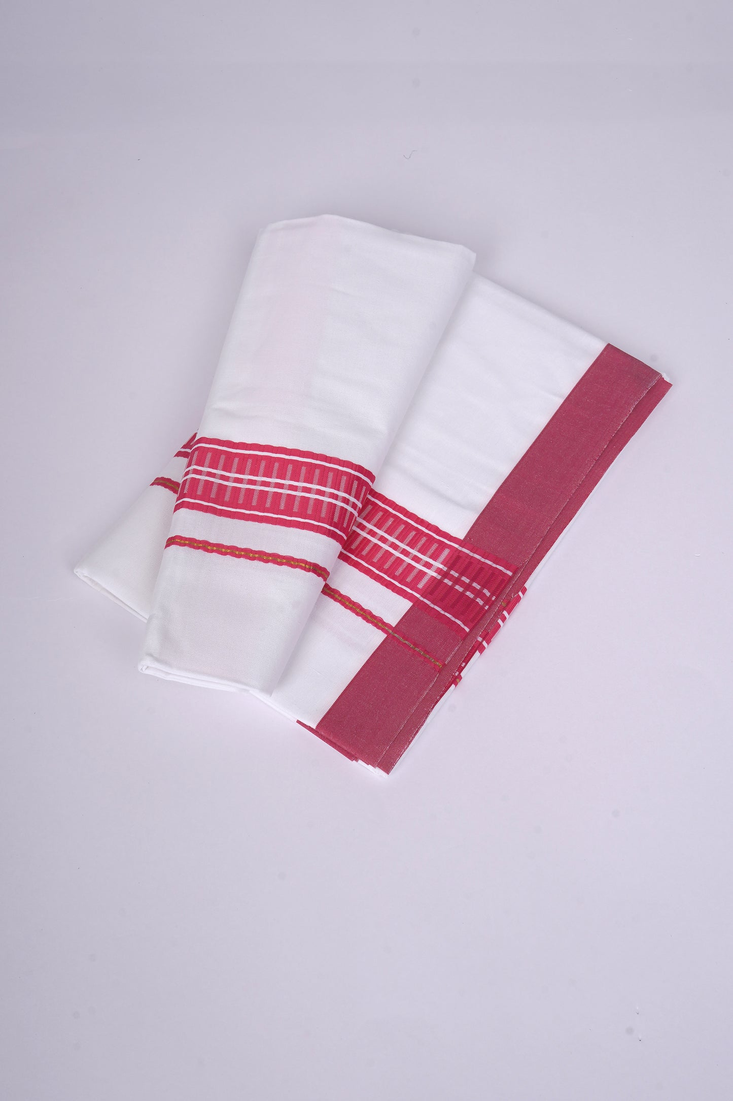 FS-99 W/S DHOTI 2.00 MTR - DARK PINK
