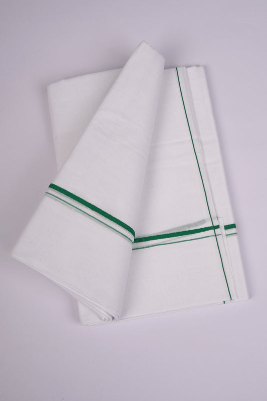 SD-10 W/D DHOTI  3.80 MTR-Light green