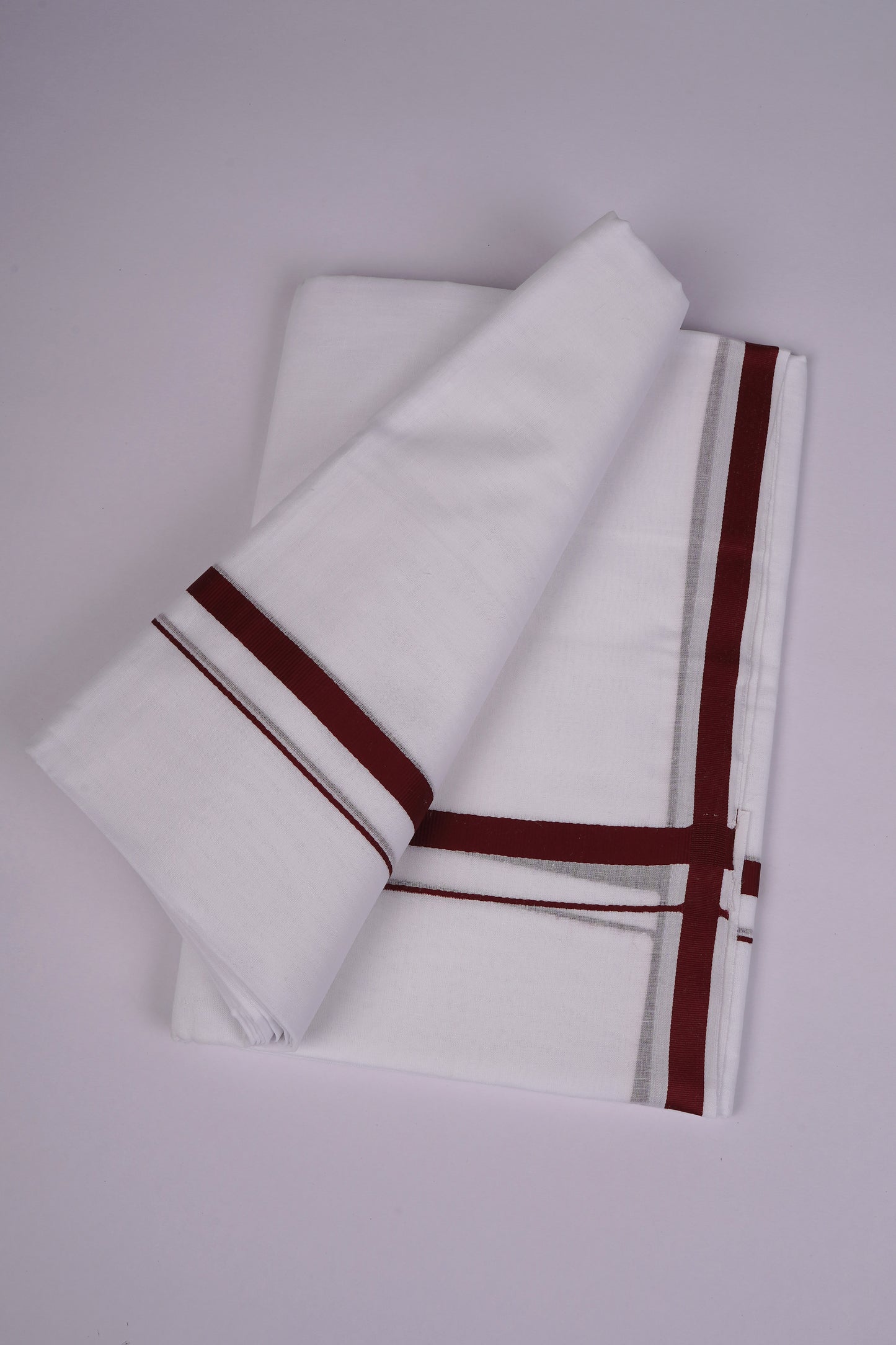 HD-28 W/D DHOTI  3.80 MTR-Maroon