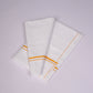 SS-21 STITCH W/S DHOTI   2.00 MTR - Yellow